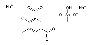 disodium,2-methyl-4,6-dinitrophenol,methyl-dioxido-oxo-λ5-arsane结构式