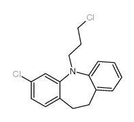 3-Chloro-5-(3-chloropropyl)-10,11-dihydro-5H-dibenz[b,f]azepine structure