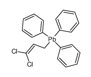 (3,3-dichloroallyl)triphenylplumbane结构式