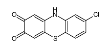 8-chloro-10H-phenothiazine-2,3-dione Structure