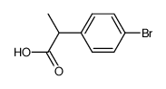 2-(4-Bromo-phenyl)-propionic acid Structure