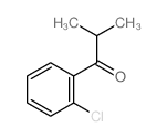 1-(2-chlorophenyl)-2-methyl-propan-1-one结构式