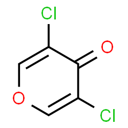 4H-Pyran-4-one,3,5-dichloro-结构式