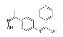 4-Pyridinecarboxamide,N-[4-[1-(hydroxyimino)ethyl]phenyl]-(9CI) Structure