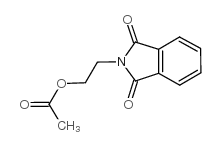 2-PHTHALIMIDOETHYL ACETATE structure