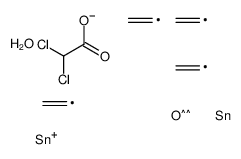 [(2,2-dichloroacetyl)oxy-bis(ethenyl)stannyl]oxy-bis(ethenyl)tin,hydrate Structure