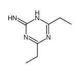 4,6-diethyl-1,3,5-triazin-2-amine结构式