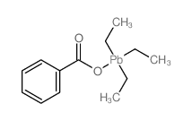 Benzoic acid,triethylplumbyl ester结构式