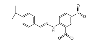 N-[(4-tert-butylphenyl)methylideneamino]-2,4-dinitroaniline结构式