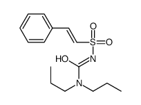 3-(2-phenylethenylsulfonyl)-1,1-dipropylurea Structure