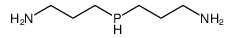 bis-(3-amino-propyl)-phosphine结构式