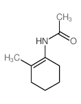 N-(2-methylcyclohex-1-en-1-yl)acetamide (en)Acetamide, N-(2-methyl-1-cyclohexen-1-yl)- (en) Structure