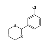2-(3-chlorophenyl)-1,3-dithiane Structure