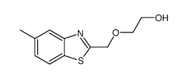 Ethanol, 2-[(5-methyl-2-benzothiazolyl)methoxy]- (7CI,8CI) structure