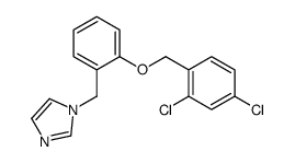 1-[[2-[(2,4-dichlorophenyl)methoxy]phenyl]methyl]imidazole Structure