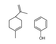 (4R)-1-methyl-4-prop-1-en-2-yl-cyclohexene: phenol structure