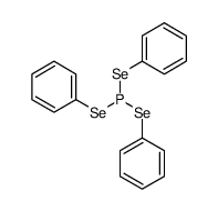 tris(phenylselanyl)phosphane Structure