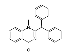 2-Benzhydryl-1-Methylquinazolin-4(1H)-one结构式