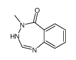 4-methyl-3H-1,3,4-benzotriazepin-5-one结构式