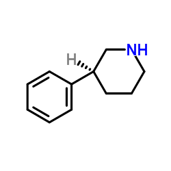 (S)-3-苯基哌啶结构式