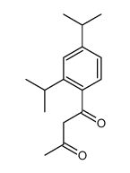 1-[2,4-bis(isopropyl)phenyl]butane-1,3-dione结构式