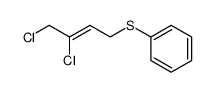 (Z)-1,2-Dichloro-4-phenylthio-2-butene structure