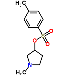 1-Methyl-3-pyrrolidinyl 4-methylbenzenesulfonate Structure