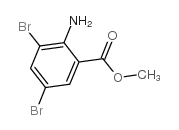 Methyl 2-amino-3,5-dibromobenzoate structure