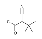 2-cyano-3,3-dimethylbutanoyl chloride结构式