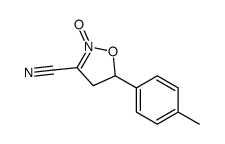 5-(4-methylphenyl)-2-oxido-4,5-dihydro-1,2-oxazol-2-ium-3-carbonitrile Structure