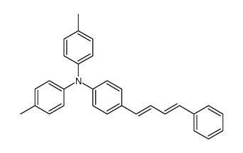 4-methyl-N-(4-methylphenyl)-N-[4-(4-phenylbuta-1,3-dienyl)phenyl]aniline Structure