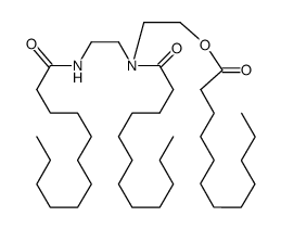 N,N'-Bis-(dodecanoyl)-N-(β-dodecanoyloxyethyl)-ethylendiamin Structure