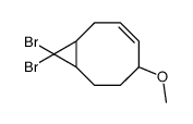 9,9-dibromo-4-methoxybicyclo[6.1.0]non-5-ene结构式