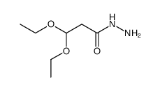 3,3-Diethoxypropionic hydrazide Structure