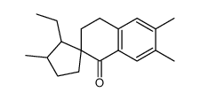 2-ethyl-3,6',7'-trimethyl-3',4'-dihydro-1'H-spiro[cyclopentane-1,2'-naphthalen]-1'-one结构式