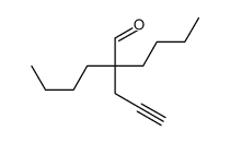 2-butyl-2-prop-2-ynylhexanal结构式