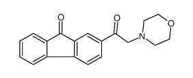 2-(2-morpholin-4-ylacetyl)fluoren-9-one结构式