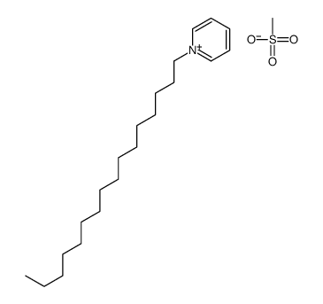 1-hexadecylpyridin-1-ium,methanesulfonate Structure