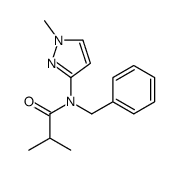 N-benzyl-2-methyl-N-(1-methylpyrazol-3-yl)propanamide Structure