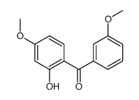 (2-hydroxy-4-methoxyphenyl)-(3-methoxyphenyl)methanone Structure