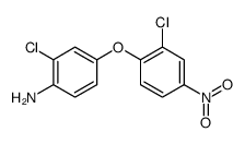 2-chloro-4-(2-chloro-4-nitrophenoxy)aniline结构式