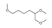 1,2,6-trimethoxyhexane Structure