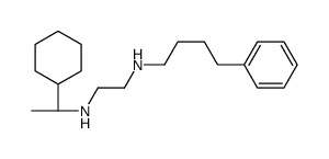 N'-[(1S)-1-cyclohexylethyl]-N-(4-phenylbutyl)ethane-1,2-diamine Structure