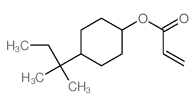[4-(2-methylbutan-2-yl)cyclohexyl] prop-2-enoate Structure
