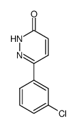 6-(3-chlorophenyl)pyridazine-3(2H)-one结构式