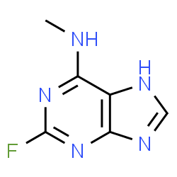 1H-Purin-6-amine,2-fluoro-N-methyl- (9CI) structure