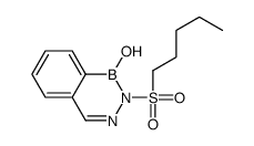 1-hydroxy-2-pentylsulfonyl-2,3,1-benzodiazaborinine结构式