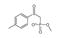 methoxy-[(4-methylphenyl)sulfinylmethyl]phosphinate Structure