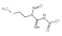 [[amino-(2-methylsulfanylethyl-nitroso-amino)methylidene]amino]-hydroxy-oxo-azanium结构式