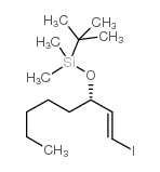 (3S)-1-碘-3-(叔丁基二甲基硅氧基)-1-辛烯结构式